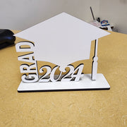 2024 Grad Cap Photo MDF Frame