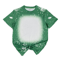 GREEN Faux Bleach Sublimation Shirt