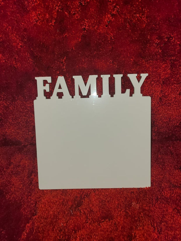 Sublimation FAMILY mdf Frame 8X8