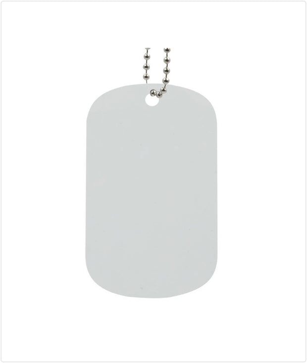 Sublimation Dog Tag with Chain