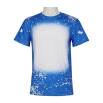 BLUE Faux Bleach Sublimation Shirt