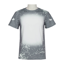 GRAY Faux Bleach Sublimation Shirt