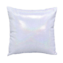 Silver Glitter Pillow
