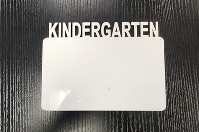 KINDERGARTEN Sublimation Frame