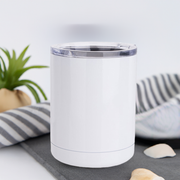 10 oz Sublimation LOW BALL Tumbler