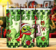 GRINCH 3D INFLATED TUMBLER DESIGNS (Digital Download)