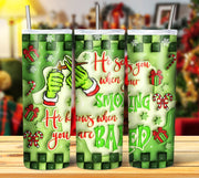 GRINCH 3D INFLATED TUMBLER DESIGNS (Digital Download)