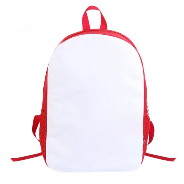 Sublimation Backpack BLACK, PINK, and BLUE *BACK TO SCHOOL* (16 INCH)
