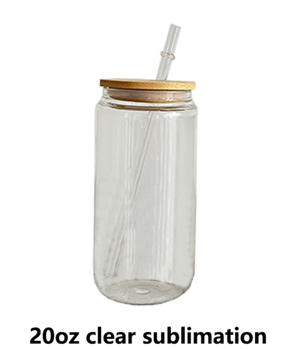 20 oz Sublimation GLASS CAN Tumbler