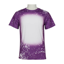 PURPLE Faux Bleach Sublimation Shirt